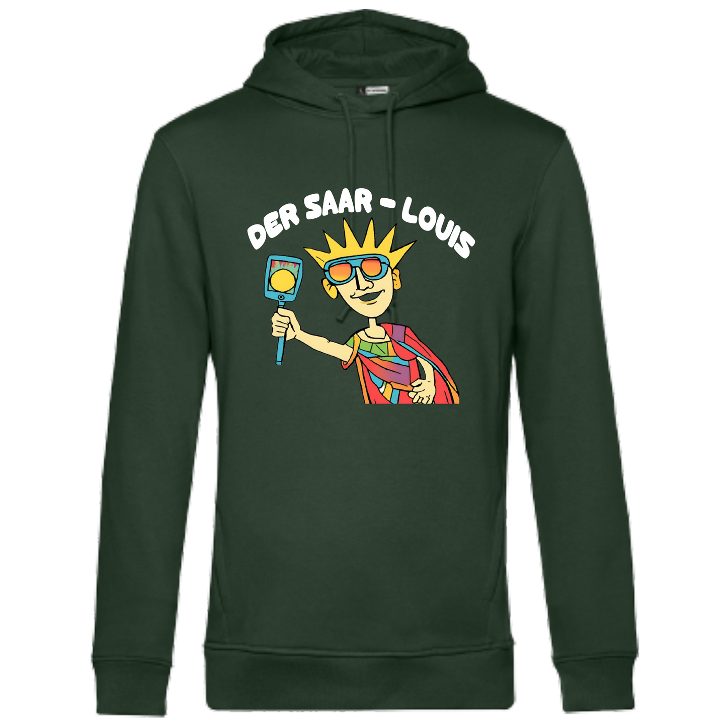 DER SAAR - LOUIS Hoodie - UNISEX - Weiße Optik