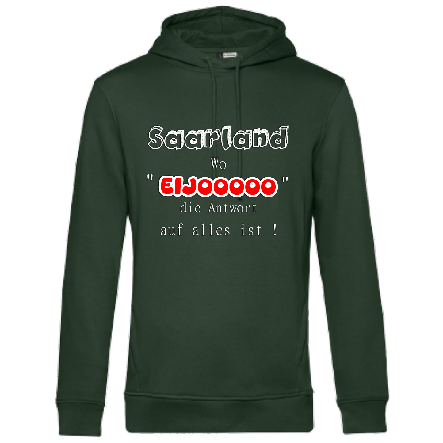 EIJOOOOO Hoodie - UNISEX - Weiße Optik