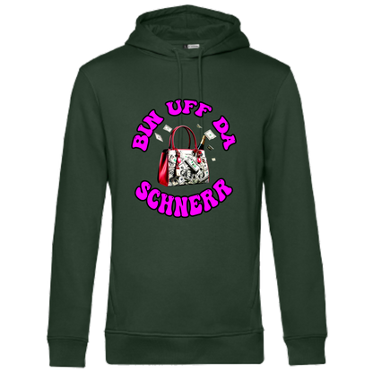 Bin uff da Schnerr Hoodie - UNISEX - Schwarze Optik