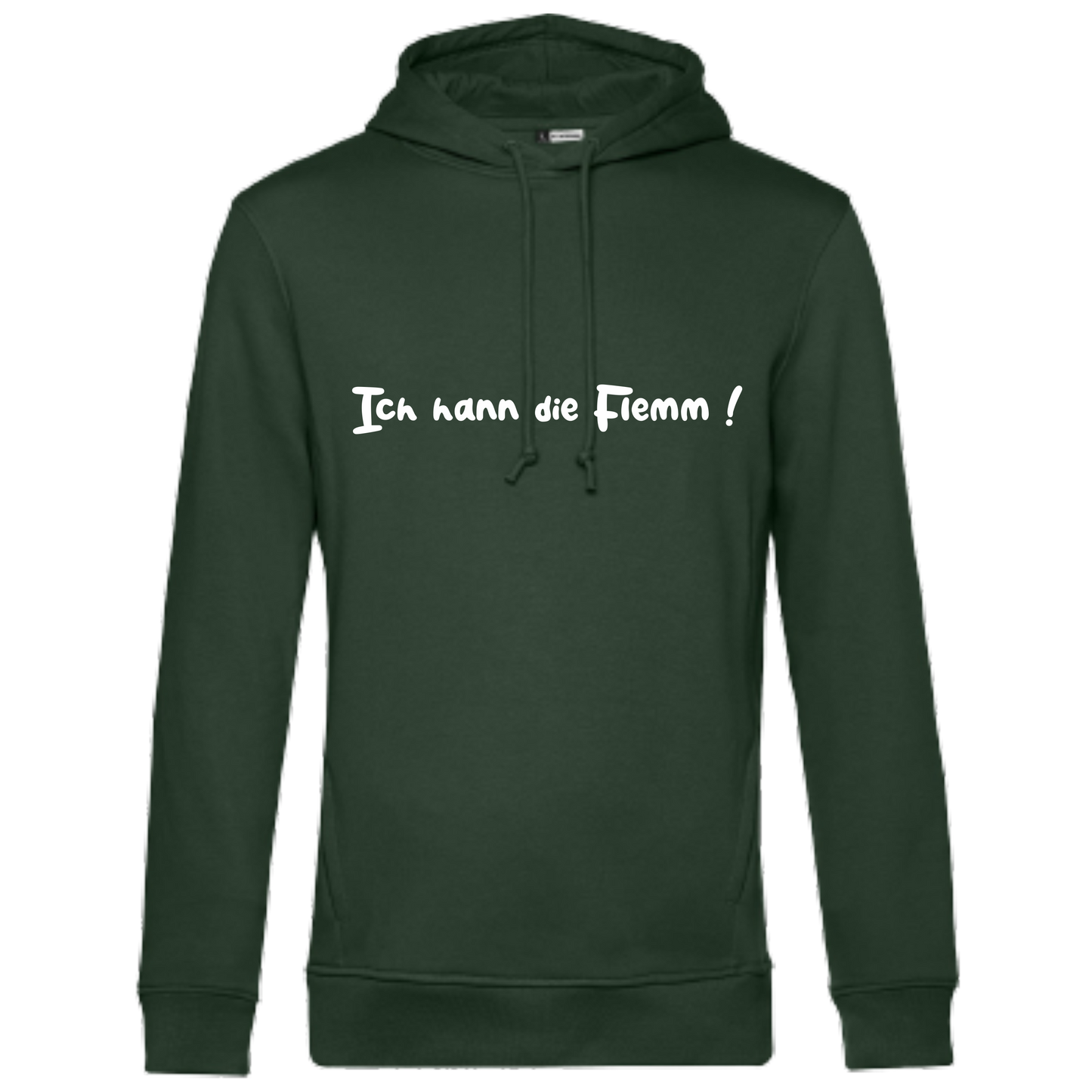 Ich hann die Flemm  ! Hoodie - UNISEX - Weiße Optik