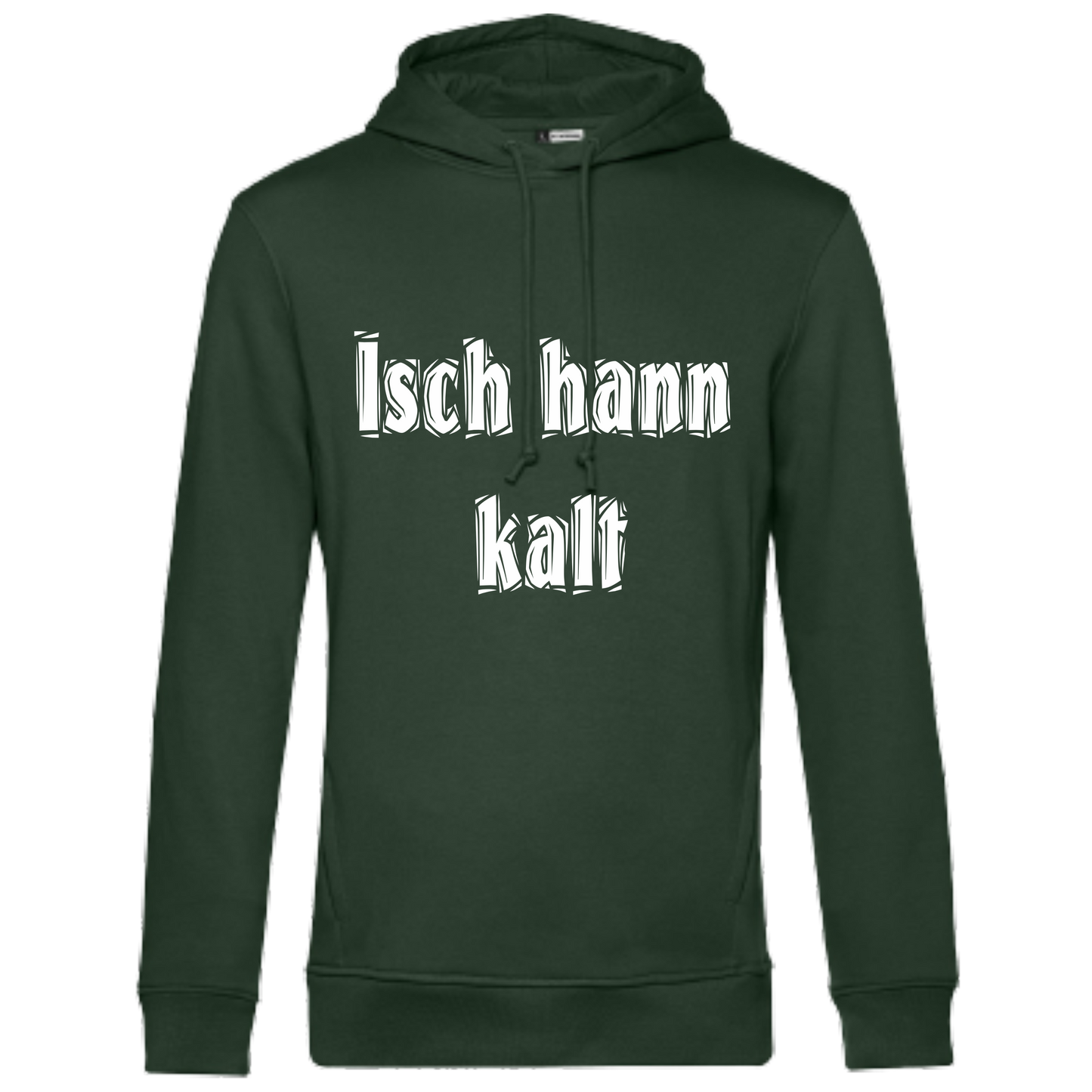 Isch hann kalt Hoodie - UNISEX - Weiße Optik