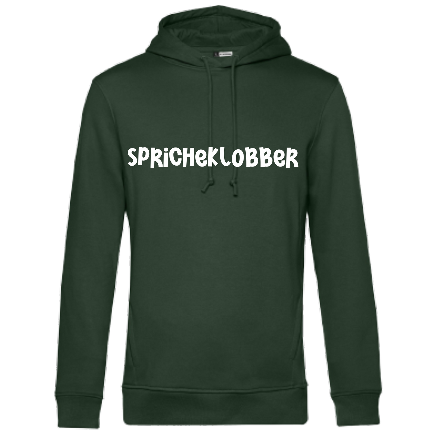 Spricheklobber Hoodie - UNISEX - Weiße Optik