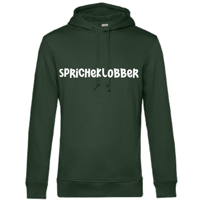 Spricheklobber Hoodie - UNISEX - Weiße Optik