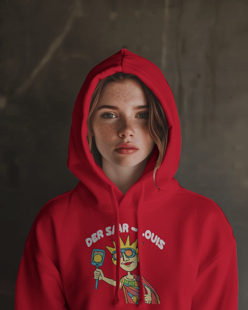 DER SAAR - LOUIS Hoodie - UNISEX - Weiße Optik