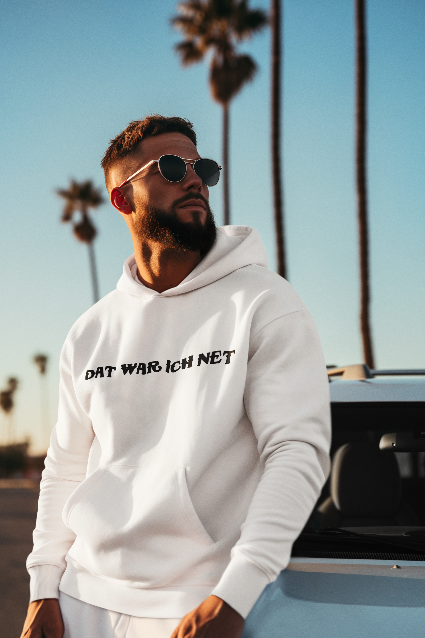 Dat war ich net Hoodie - UNISEX - Schwarze Optik