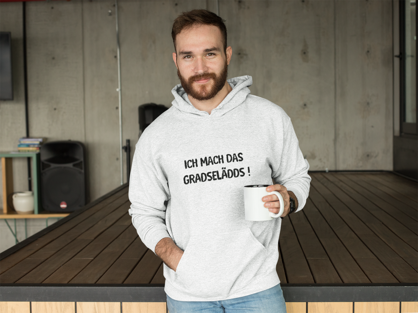 Ich mach GRADSELÄDDS Hoodie - UNISEX - Schwarze Optik