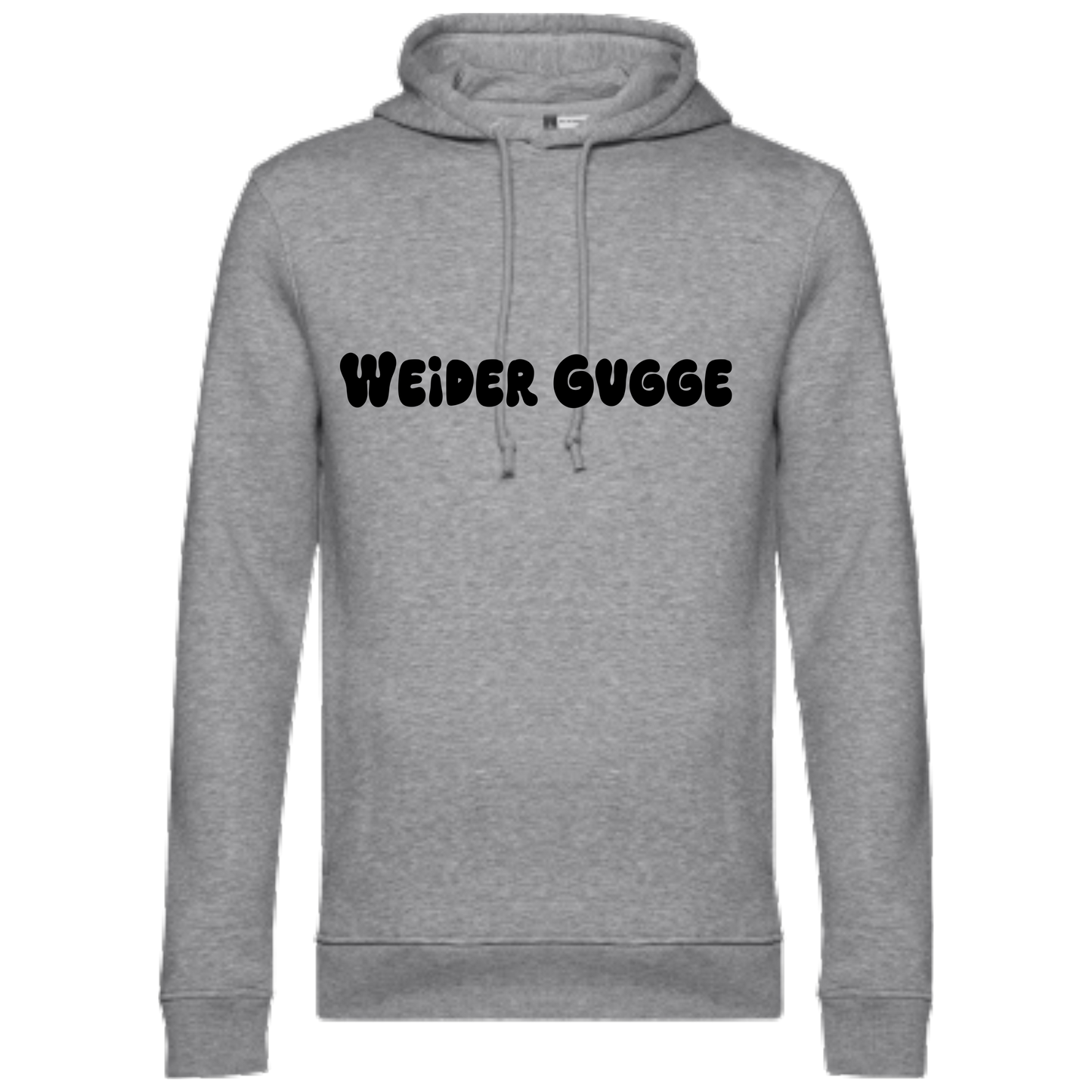 Weider gugge Hoodie - UNISEX - Schwarze Optik