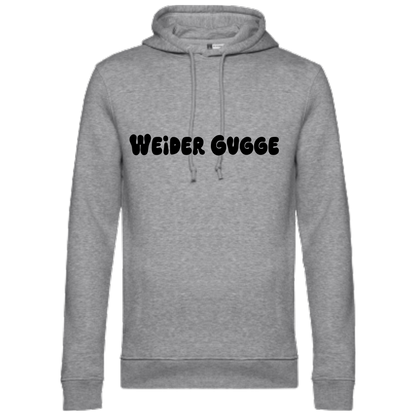 Weider gugge Hoodie - UNISEX - Schwarze Optik