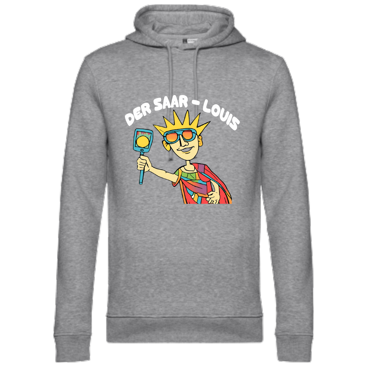 DER SAAR - LOUIS Hoodie - UNISEX - Weiße Optik