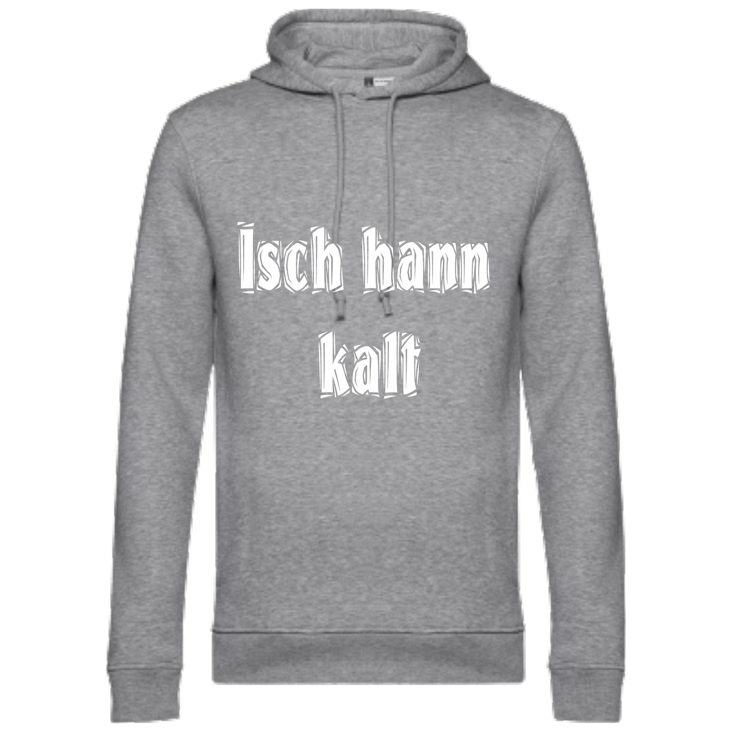 Isch hann kalt Hoodie - UNISEX - Weiße Optik