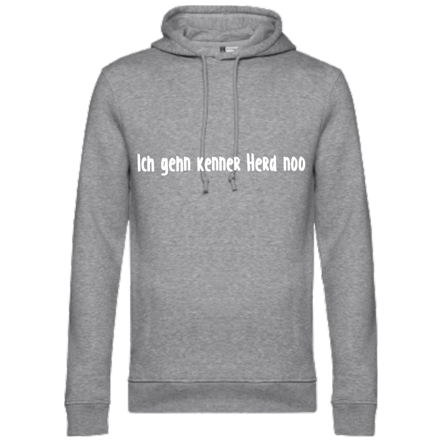 Ich gehn kenner Herd noo Hoodie - UNISEX - Weiße Optik