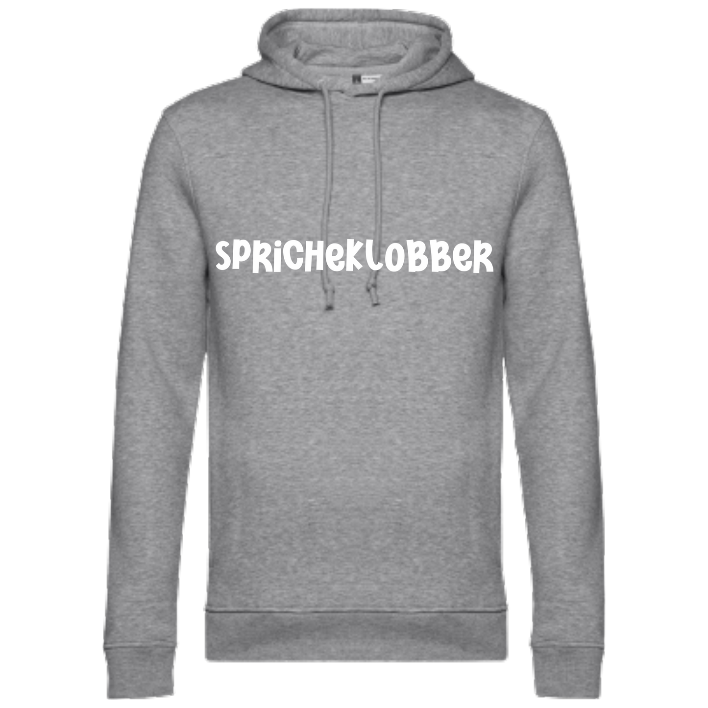 Spricheklobber Hoodie - UNISEX - Weiße Optik