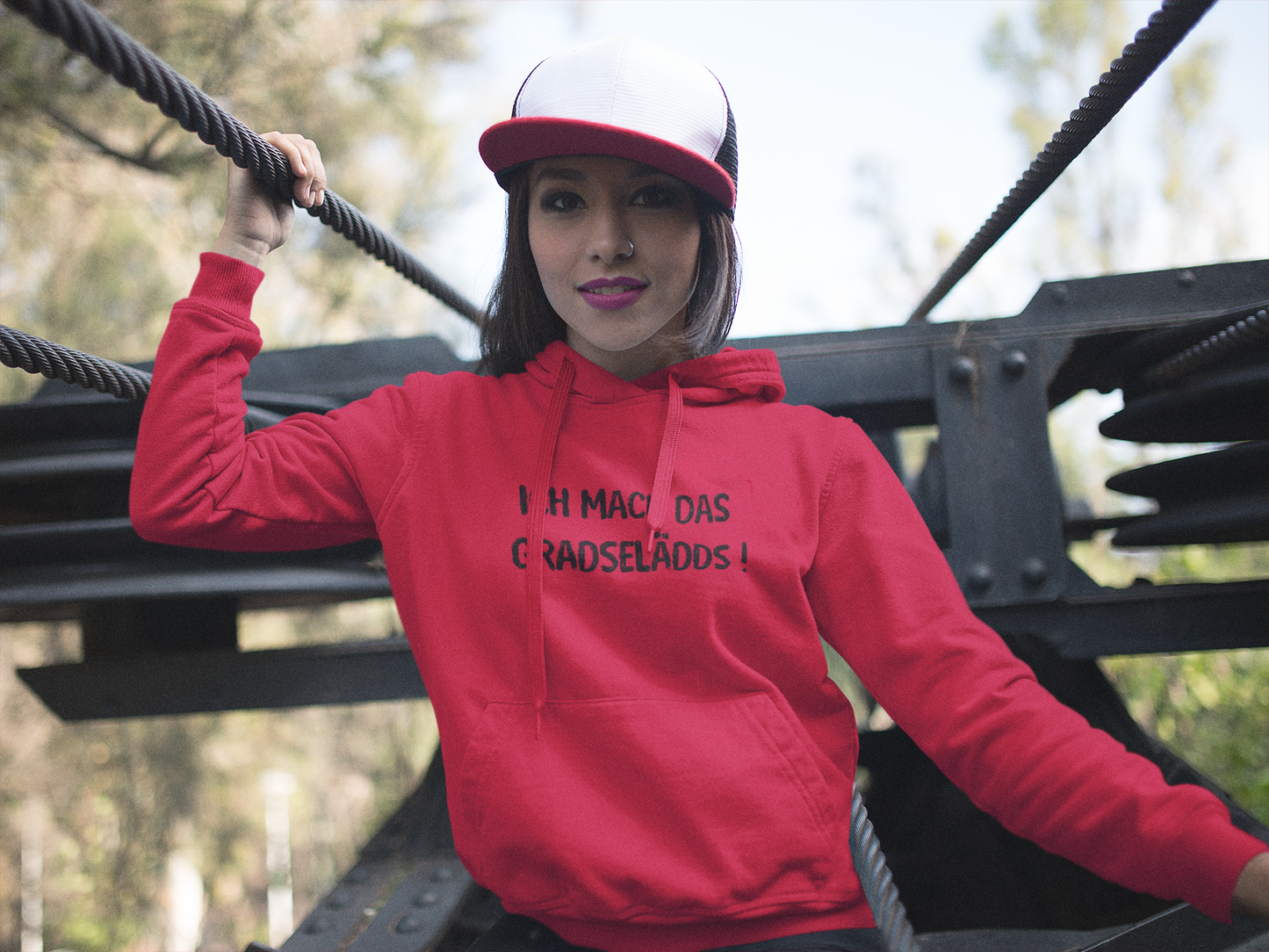 Ich mach GRADSELÄDDS Hoodie - UNISEX - Schwarze Optik