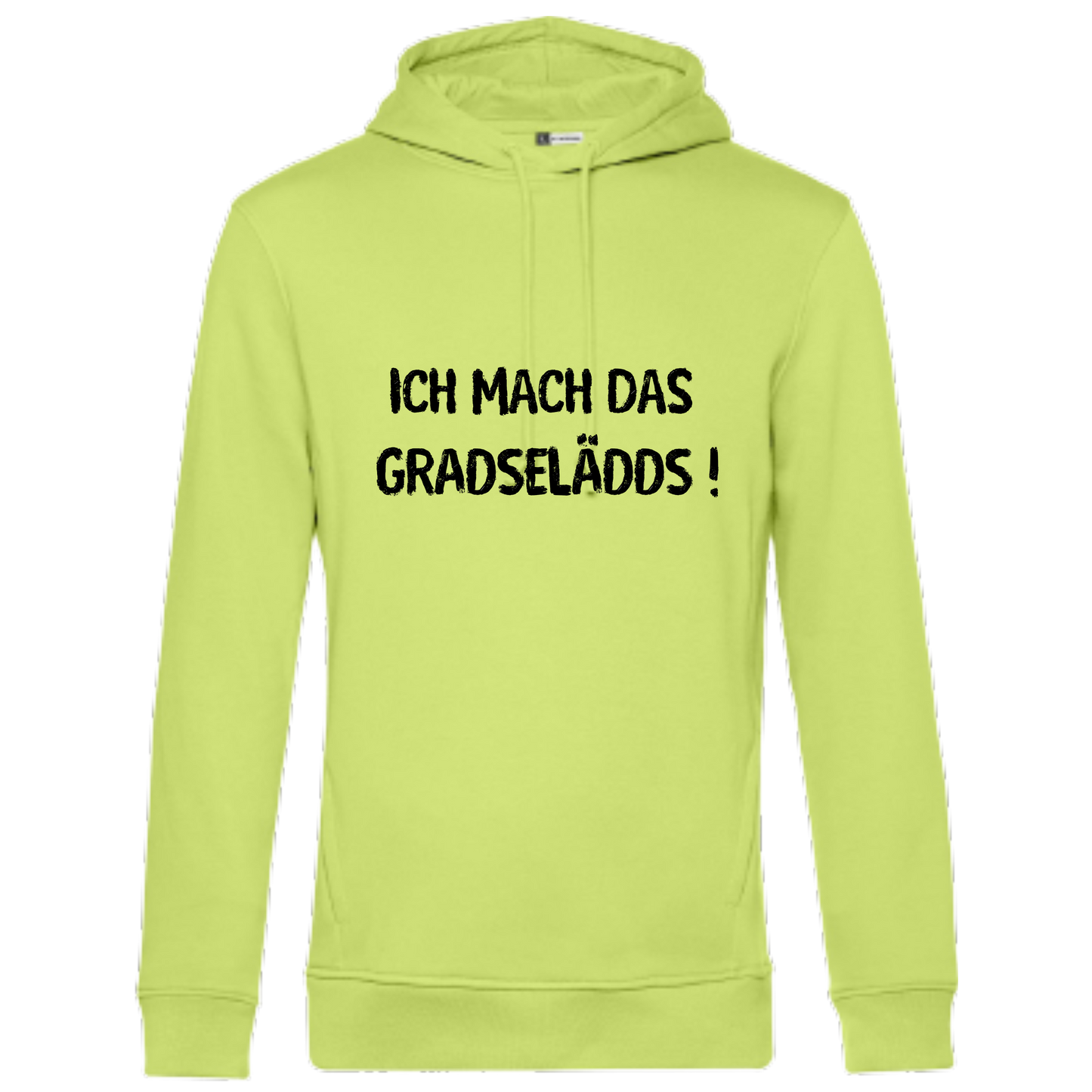Ich mach GRADSELÄDDS Hoodie - UNISEX - Schwarze Optik