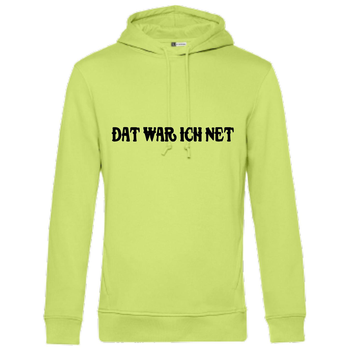 Dat war ich net Hoodie - UNISEX - Schwarze Optik