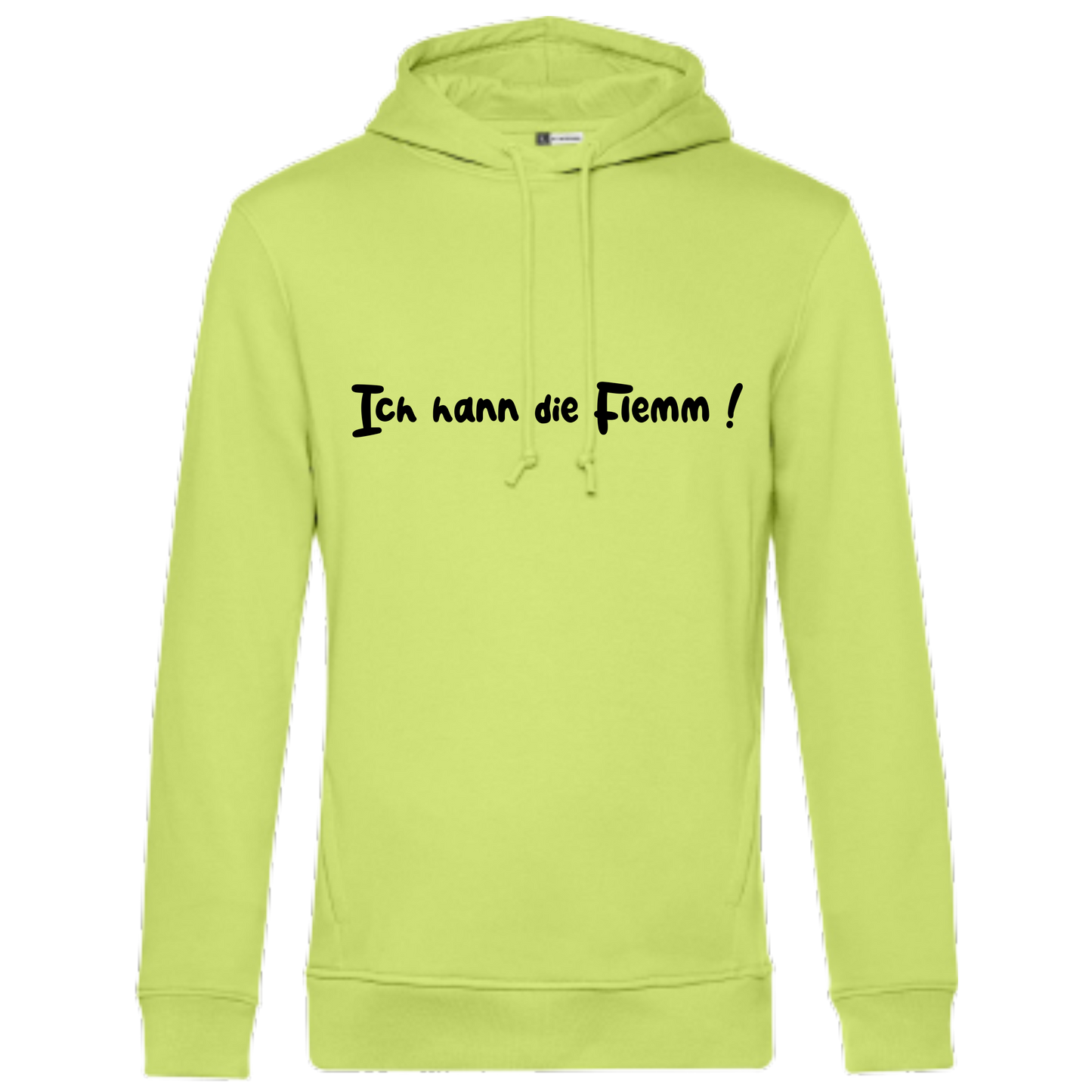 Ich hann die Flemm !  Hoodie - UNISEX - Schwarze Optik