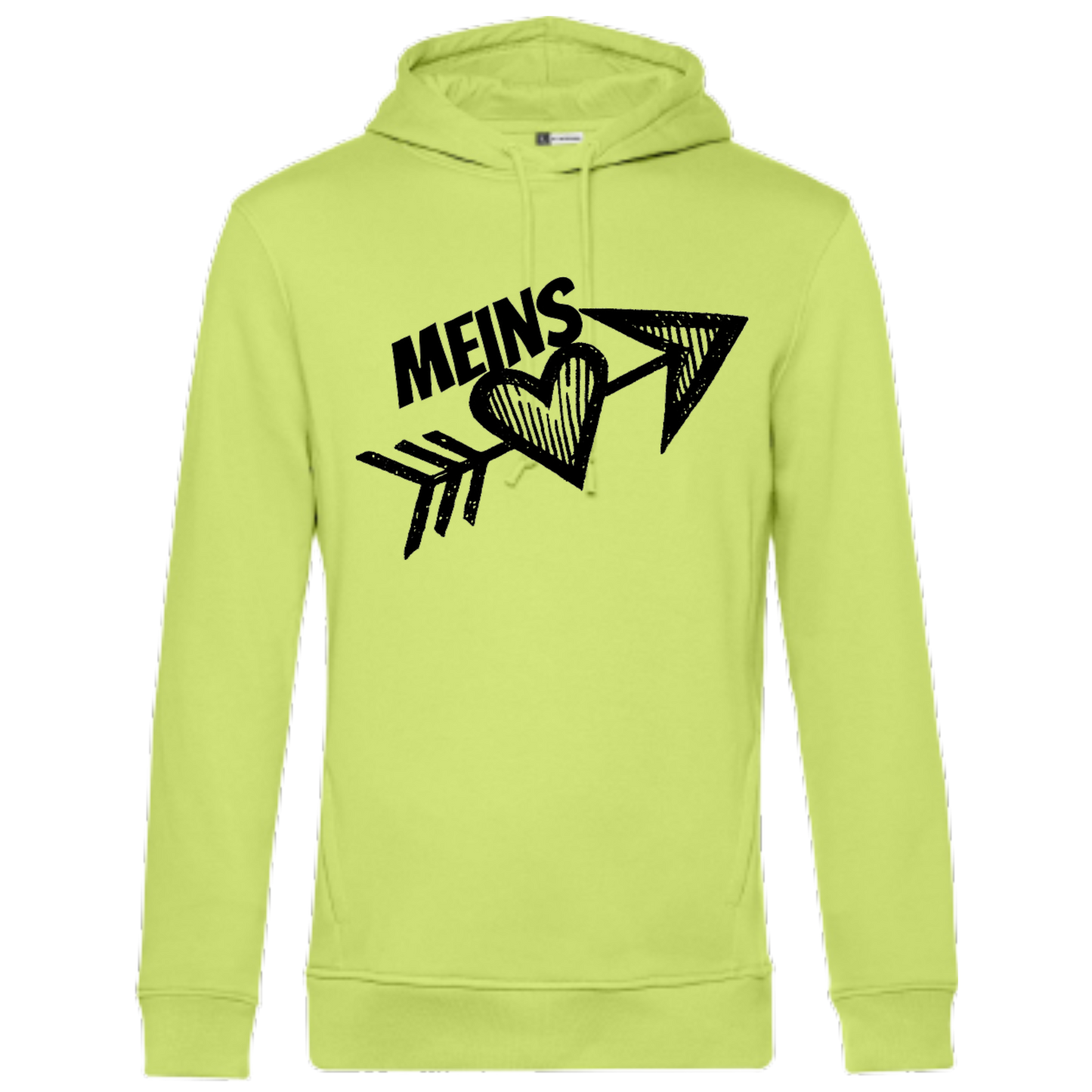 Meins Hoodie - UNISEX - Schwarze Optik