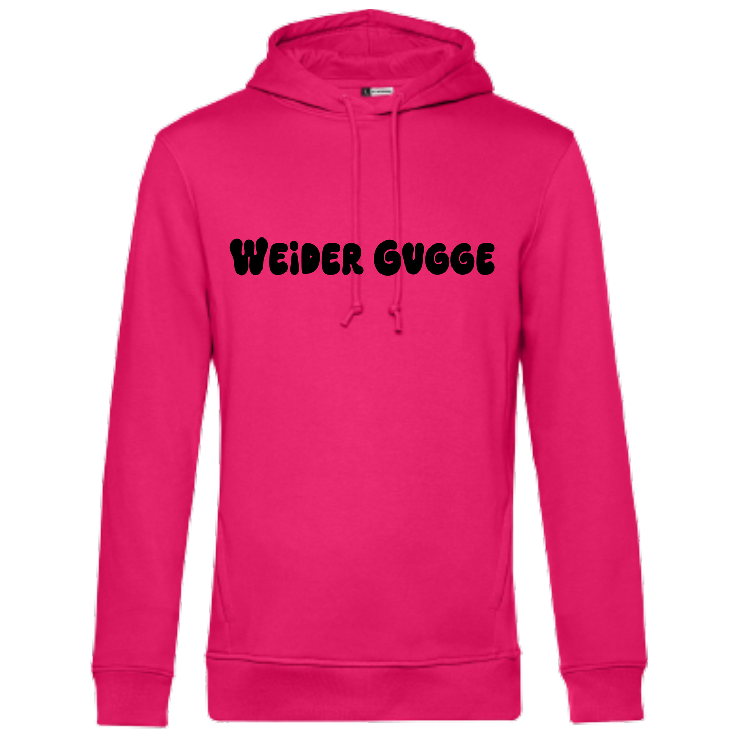 Weider gugge Hoodie - UNISEX - Schwarze Optik