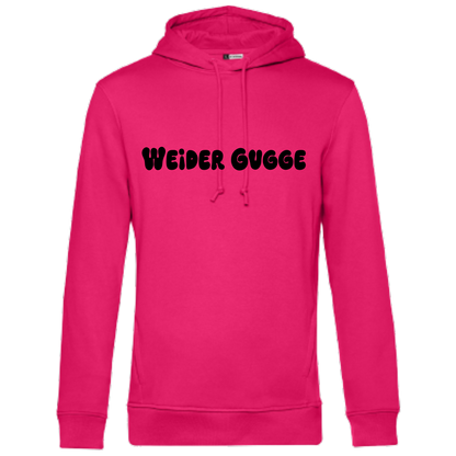 Weider gugge Hoodie - UNISEX - Schwarze Optik