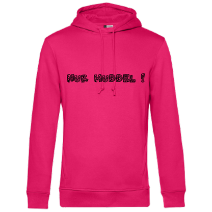 Nur Huddel !  Hoodie - UNISEX - Schwarze Optik