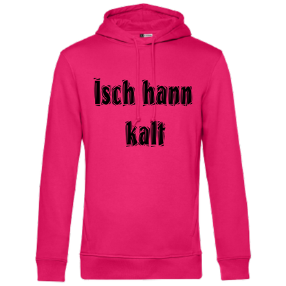 Isch hann kalt Hoodie - UNISEX - Schwarze Optik