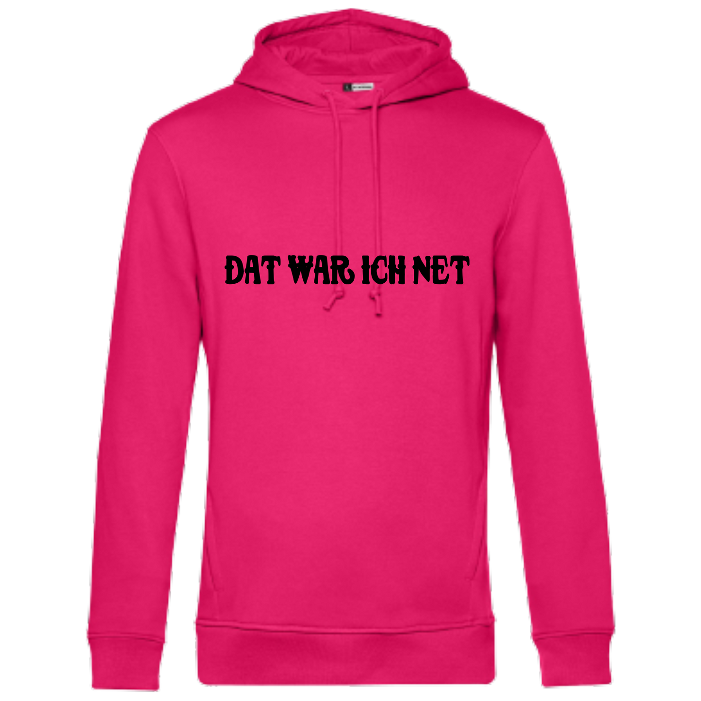 Dat war ich net Hoodie - UNISEX - Schwarze Optik