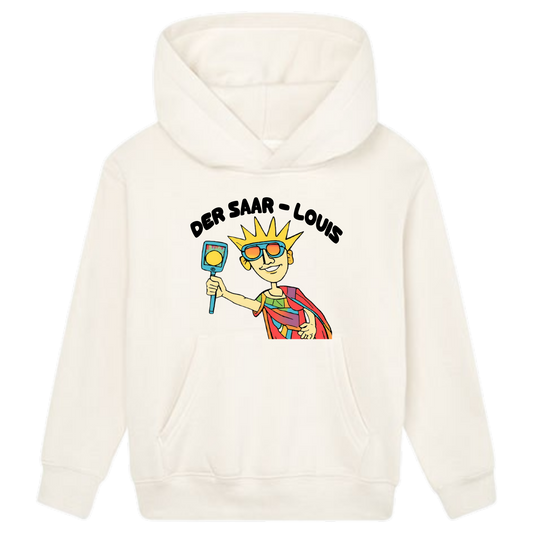 DER SAAR - LOUIS Hoodie Kids schwarze Optik