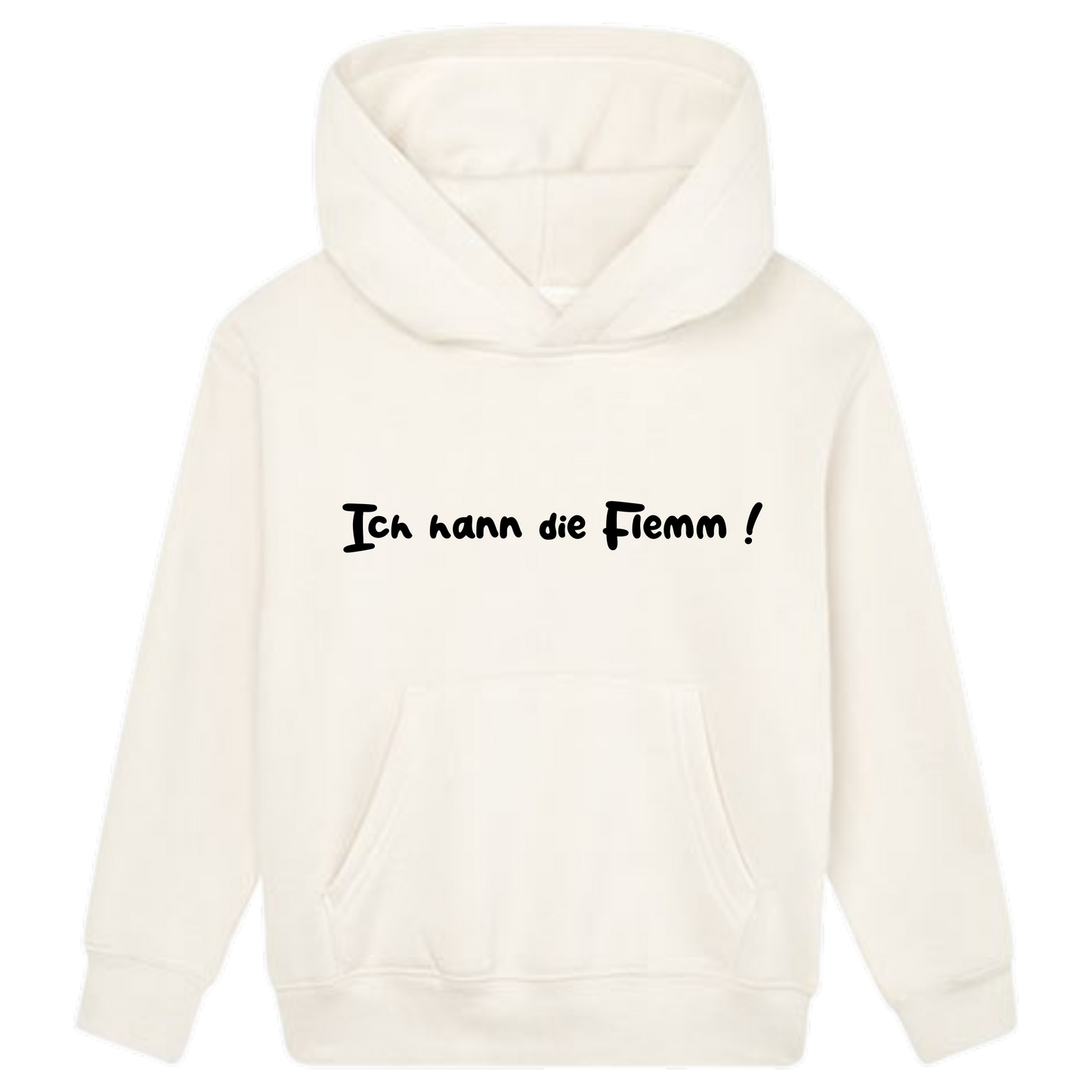 Ich hann die Flemm Hoodie Kids schwarze Optik