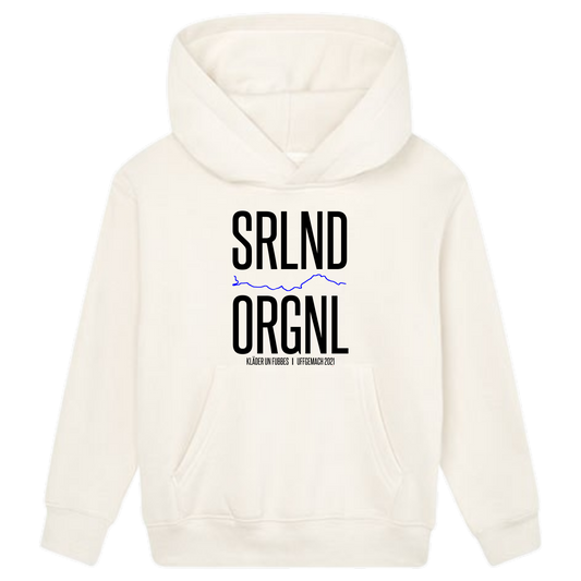 SRLND ORGNL Hoodie Kids schwarze Optik