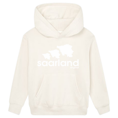 Saarland Dreier Hoodie Kids weiße Optik