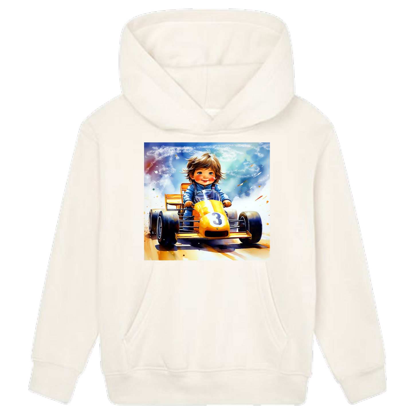 Der Rennfahrer Hoodie Kids