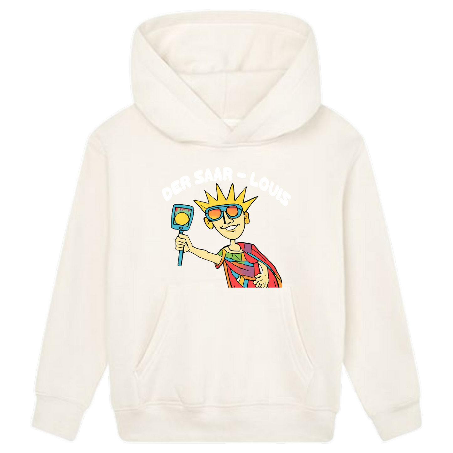 DER SAAR - LOUIS Hoodie Kids weiße Optik