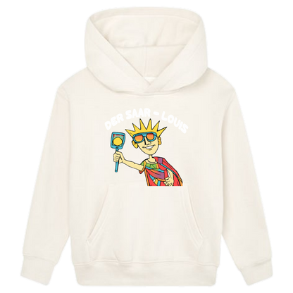 DER SAAR - LOUIS Hoodie Kids weiße Optik