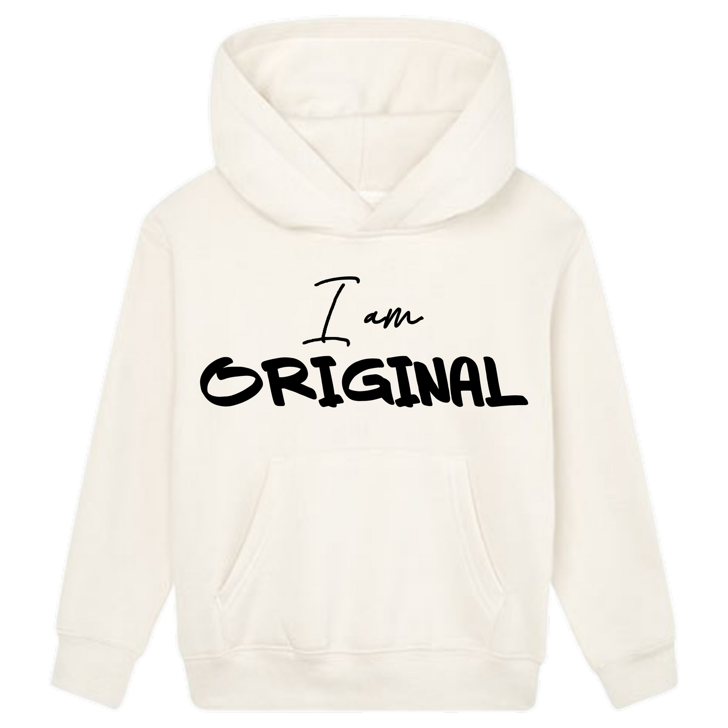 I AM ORIGINAL Hoodie Kids schwarze Optik