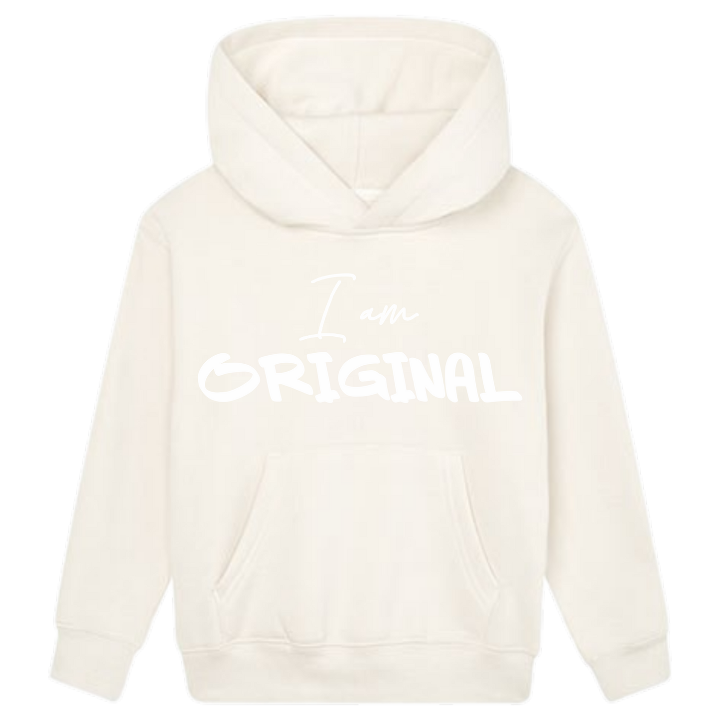 I AM ORIGINAL Hoodie Kids weiße Optik