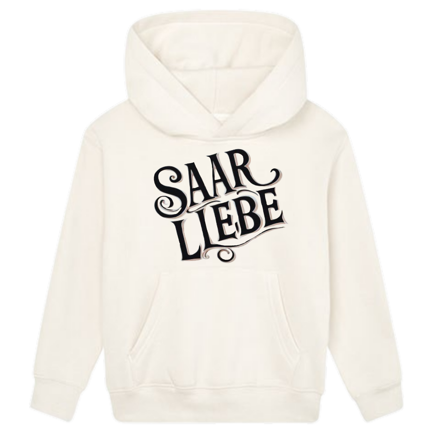 Saarliebe Hoodie Kids schwarze Optik