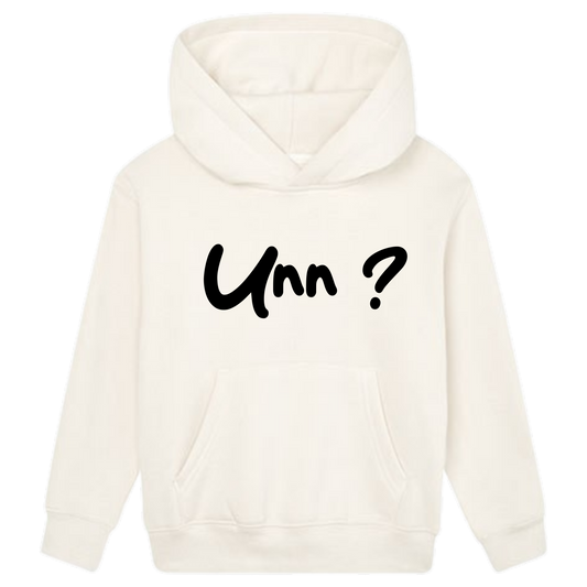 Unn ? Hoodie Kids schwarze Optik