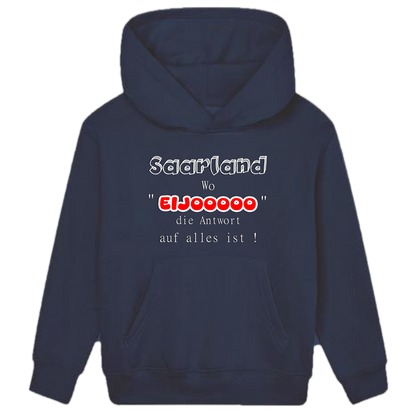 EIJOOOOO Hoodie Kids weiße Optik