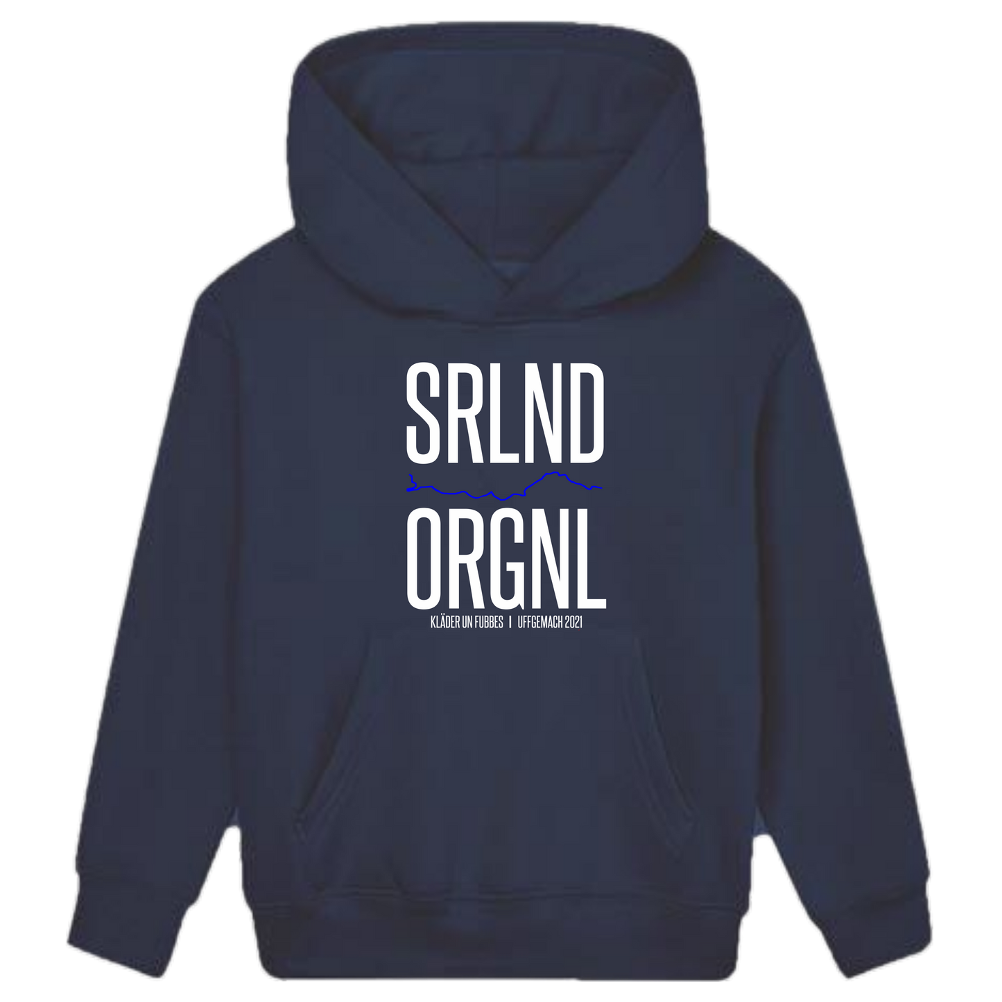 SRLND ORGNL Hoodie Kids weiße Optik