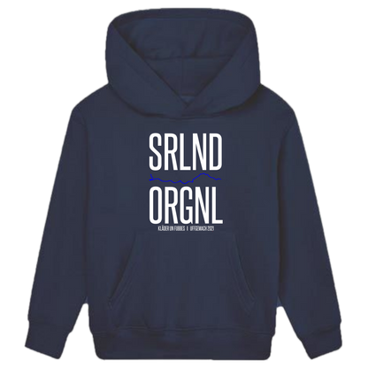 SRLND ORGNL Hoodie Kids weiße Optik