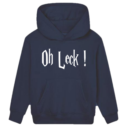 Oh Leck Hoodie Kids weiße Optik