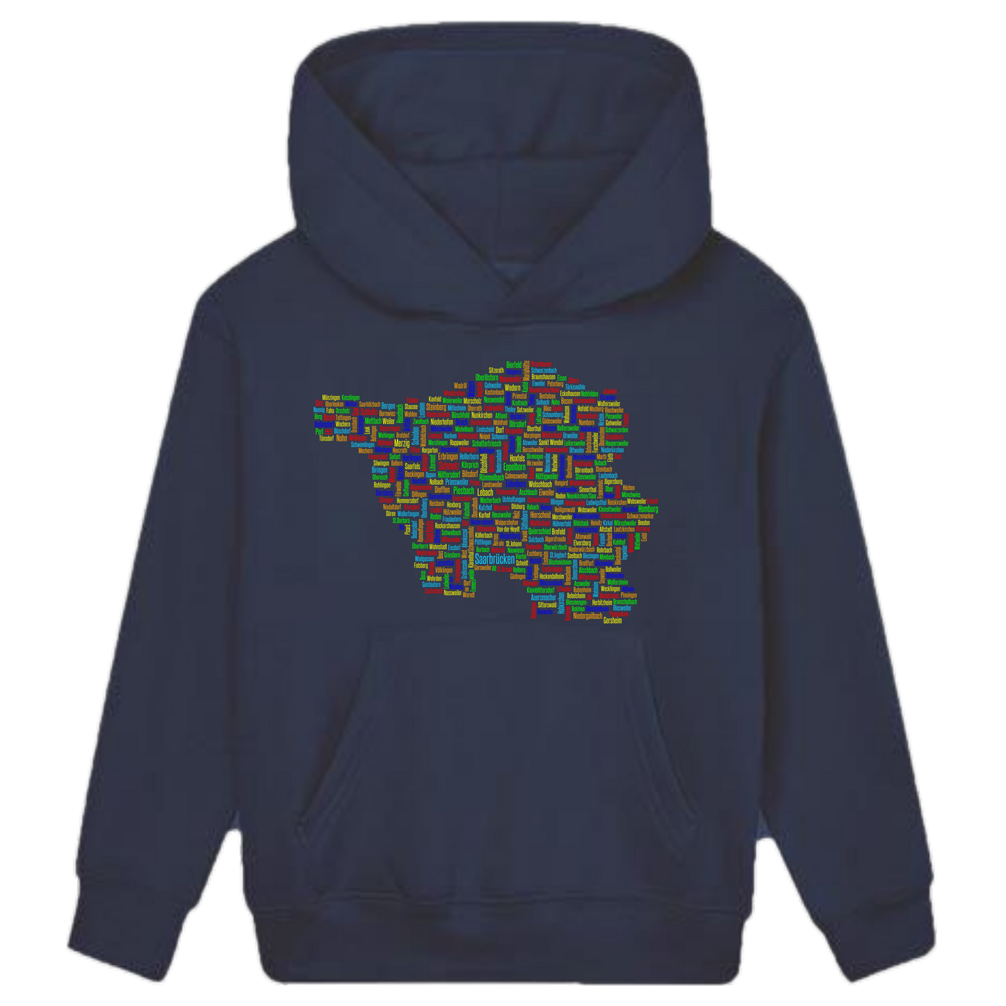 Saarland Original Hoodie Kids Regenbogen Optik