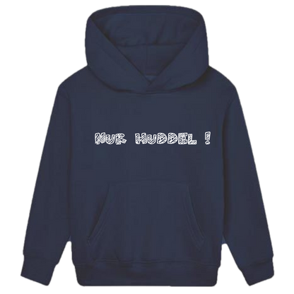 Nur Huddel Hoodie Kids weiße Optik