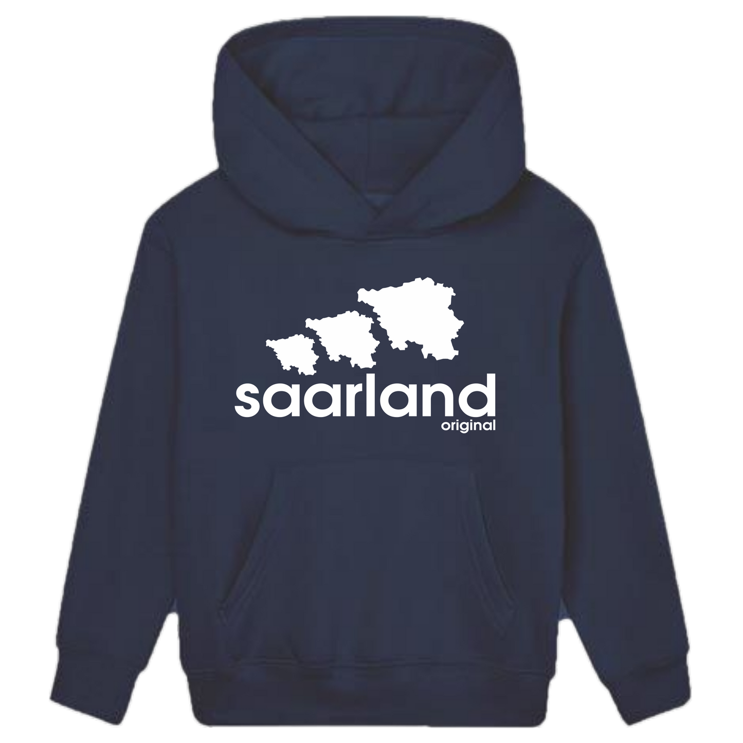 Saarland Dreier Hoodie Kids weiße Optik