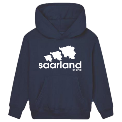 Saarland Dreier Hoodie Kids weiße Optik