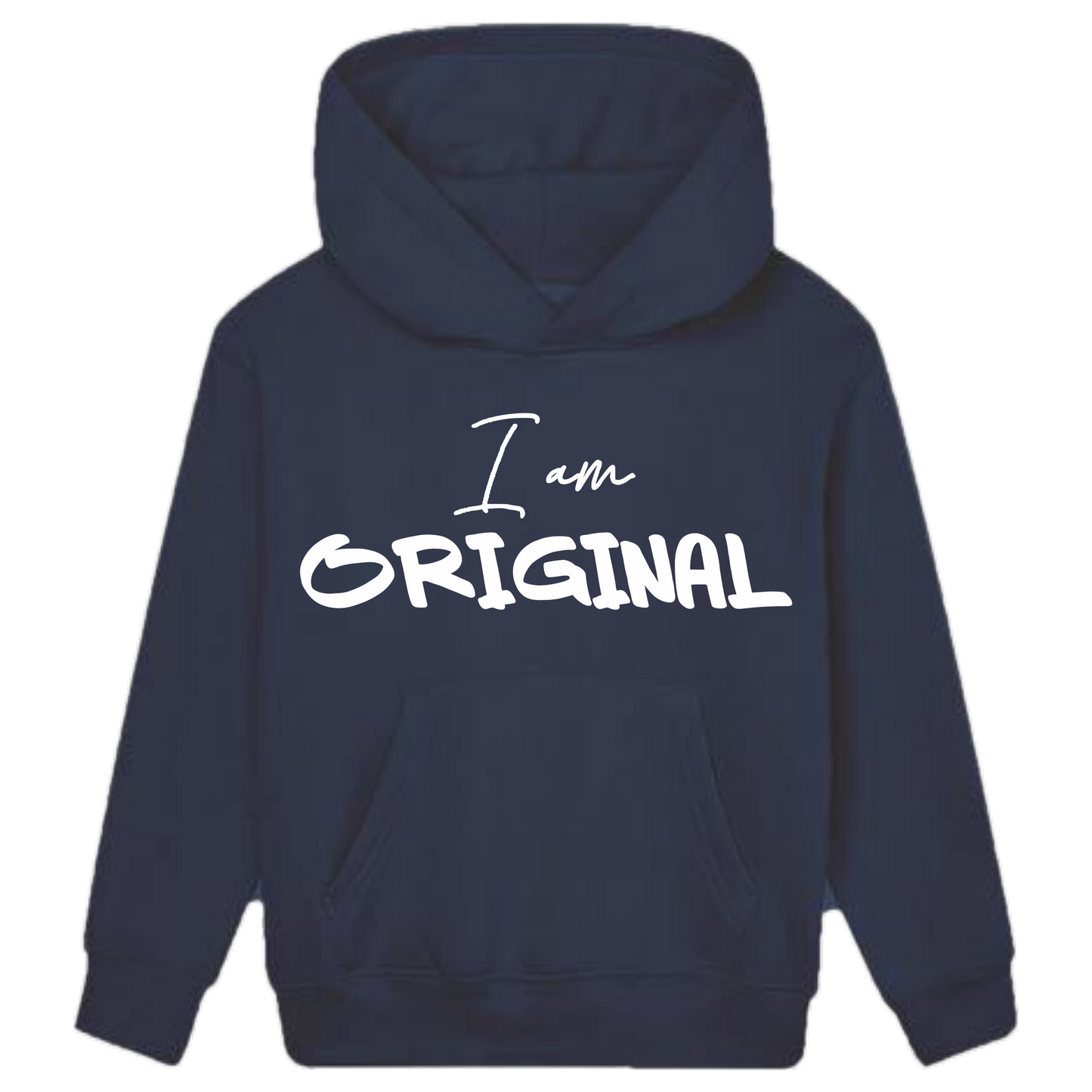 I AM ORIGINAL Hoodie Kids weiße Optik