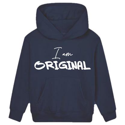 I AM ORIGINAL Hoodie Kids weiße Optik