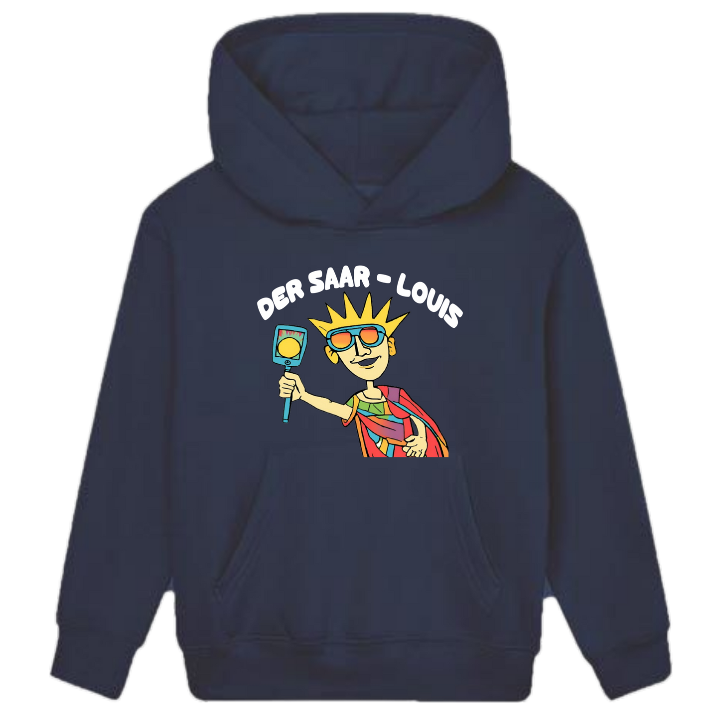 DER SAAR - LOUIS Hoodie Kids weiße Optik