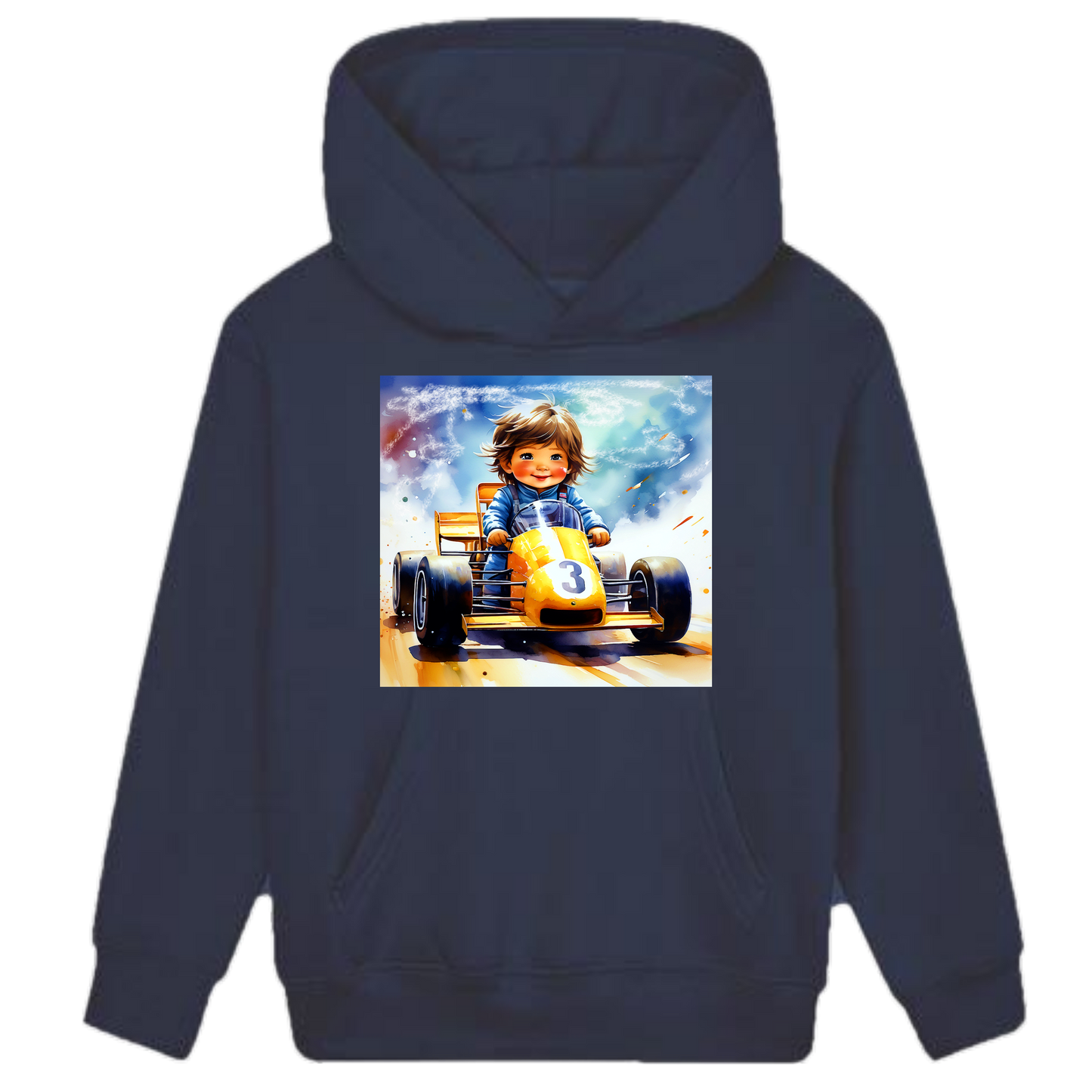 Der Rennfahrer Hoodie Kids