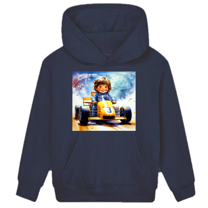 Der Rennfahrer Hoodie Kids